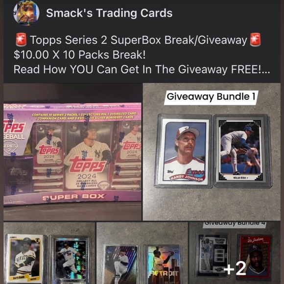 1 Spot = 1 Guarenteed Pack In $10 X 10 Raffle For Topps 2024 Super Box +Giveaway - Picture 5 of 5